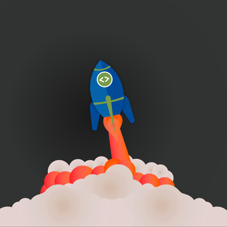 illustration rocket
