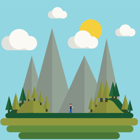 illustration mountain