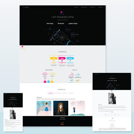 infographic showcase work website